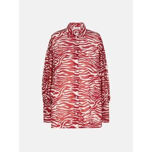 THE ATTICO Red and Milk Shirt